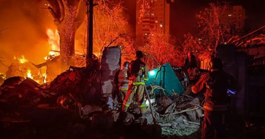 Ukraine drone attack sparks fire at Sochi oil depot