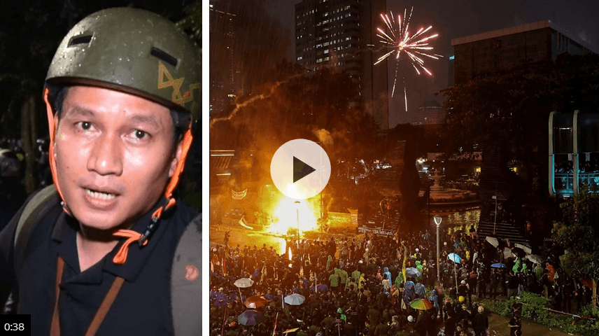 Three dead after protests over death of taxi driver in Indonesia