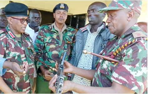 Over 60 guns surrendered so far in Kerio Valley's insecurity fight