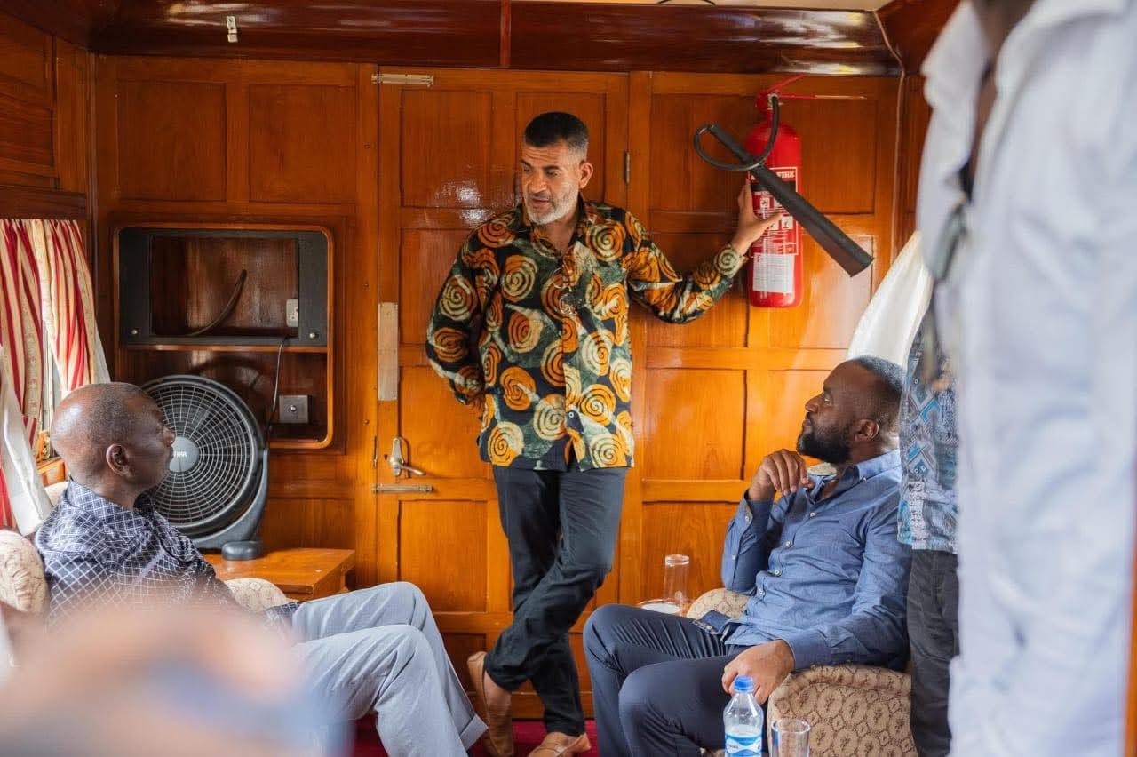 Ruto takes first ride on Mombasa’s new commuter train