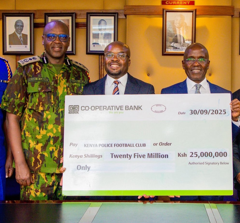 Kenya Police FC land Sh25M Co-operative Bank sponsorship deal