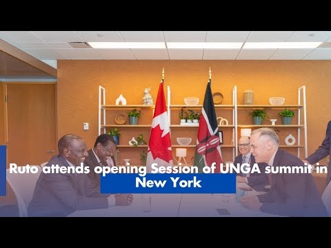 Ruto attends opening Session of UNGA summit in New York