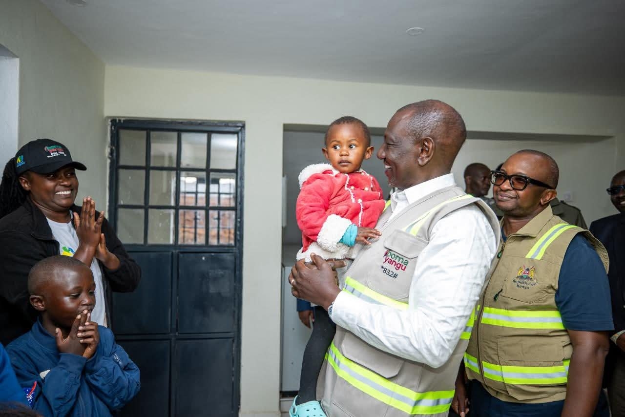 Ruto hands over keys to new homeowners in Elburgon