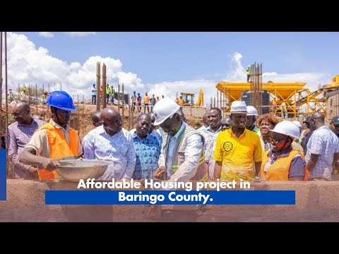 Affordable Housing project in Baringo County.