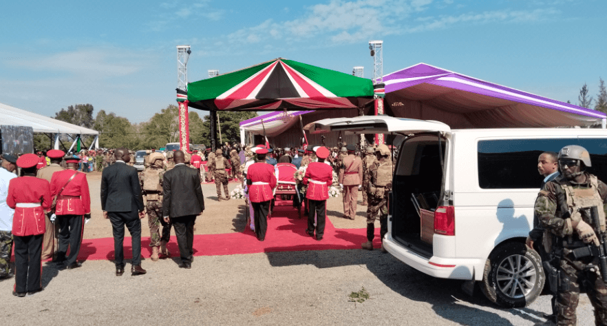 Thousands throng Bondo to bid farewell to Odinga