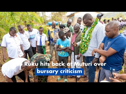 CS Ruku hits back at Muturi over bursary criticism