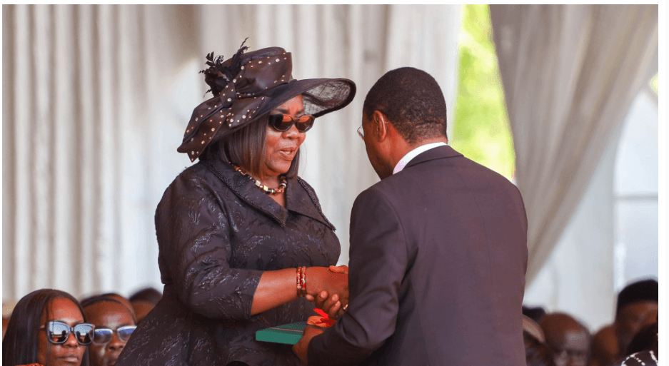 Wetang’ula hands Raila’s Hansard to Ida in emotional tribute