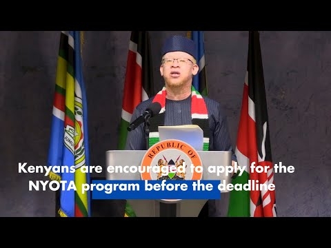 Kenyans are encouraged to apply for the NYOTA program before the deadline correct