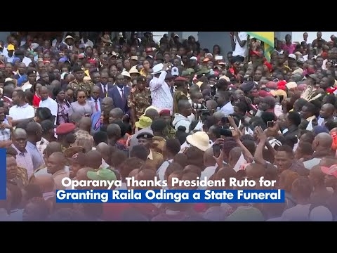 Oparanya Thanks President Ruto for Granting Raila Odinga a State Funeral