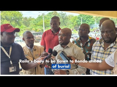 Raila’s body to be flown to Bondo ahead of burial