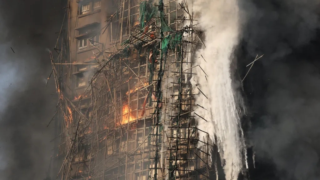 Death toll in Hong Kong fire rises to 44 with 279 still missing