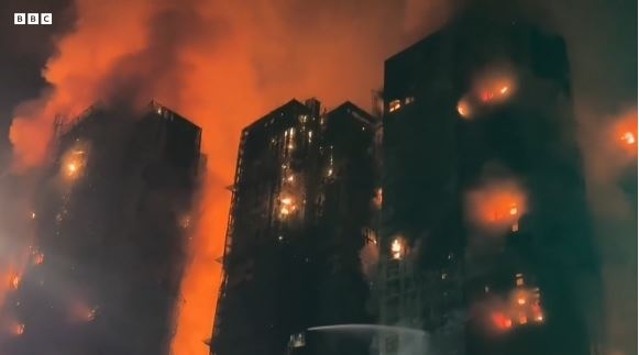 Hong Kong fire: Parties suspend election campaigns