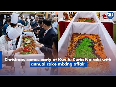 Christmas comes early at Kwetu Curio Nairobi with annual cake mixing affair