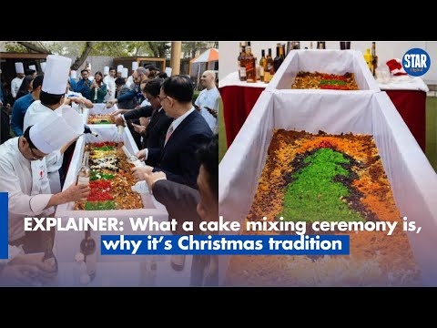EXPLAINER: What a cake mixing ceremony is, why it’s Christmas tradition