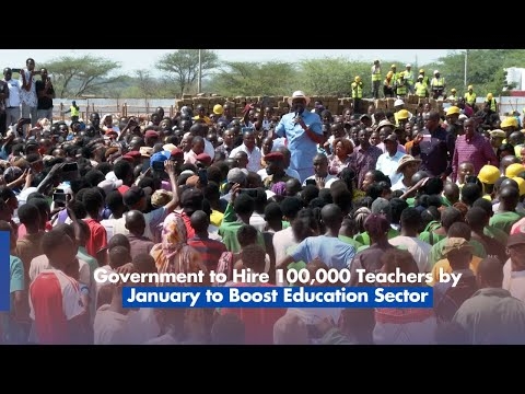 Government to Hire 100,000 Teachers by January to Boost Education Sector