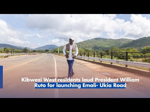 Kibwezi West residents laud President William Ruto for launching Emali Ukia Road