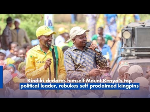 Kindiki declares himself Mount Kenya’s top political leader, rebukes self proclaimed kingpins