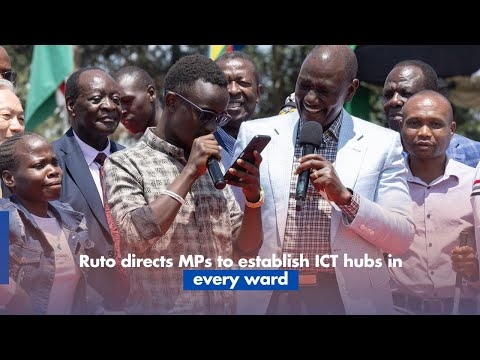 Ruto directs MPs to establish ICT hubs in every ward