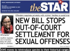 Briefs: New Bill bars out-of-court deals in rape cases