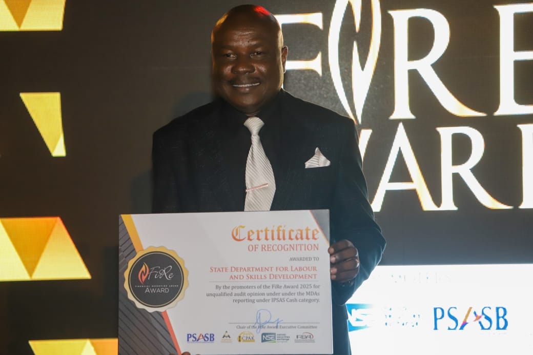 PS Mwadime wins top FiRe Award for financial excellence