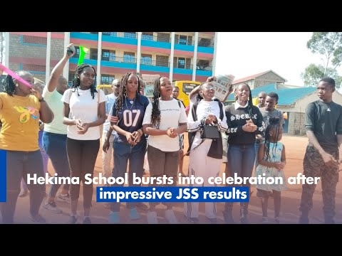 Hekima School bursts into celebration after impressive JSS results