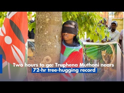 Two hours to go Truphena Muthoni nears 72 hr tree